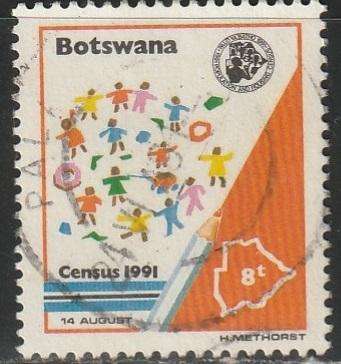 BOTSWANA 1991 National Census ULH SG 713