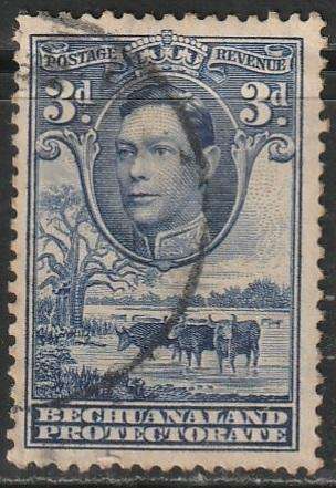 BECHUANALAND 1938 -1944 King George VI and Landscape ULH SG 122