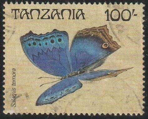 TANZANIA 1988 Butterflies  VFU SG 604