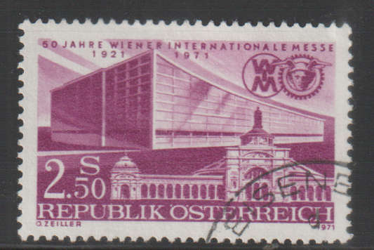 AUSTRIA 1971 The 50th Anniversary of the Vienna International Trade Fair UNH SG 1618