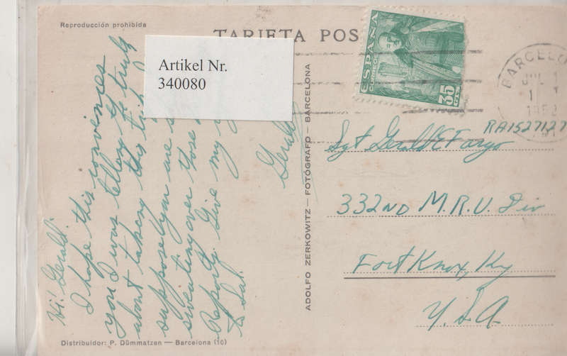 USED POST CARD