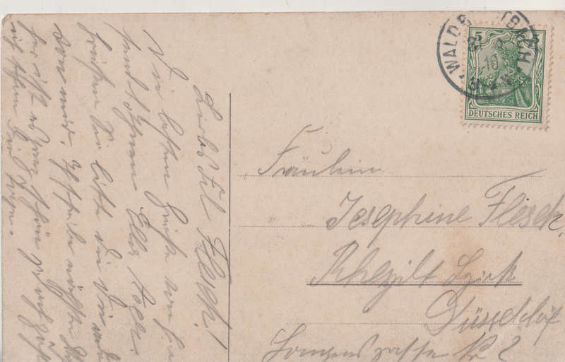 EARLY USED POST CARD GERMAN EMPIRE