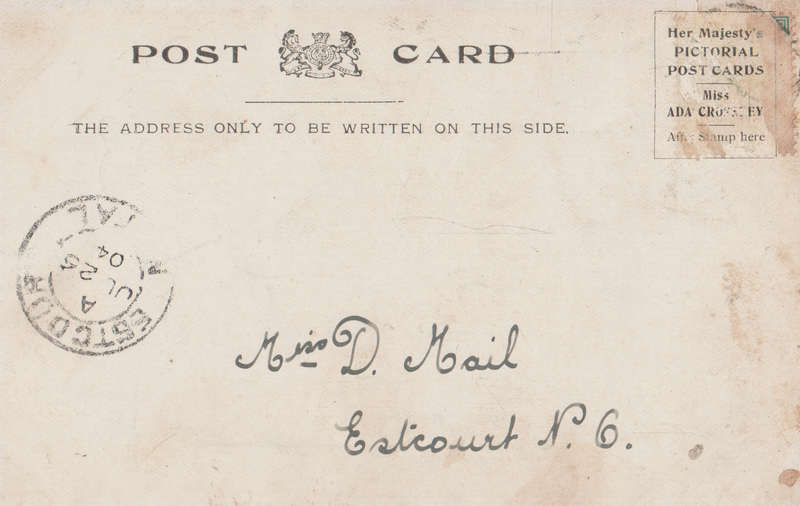VINTAGE USED POST CARD