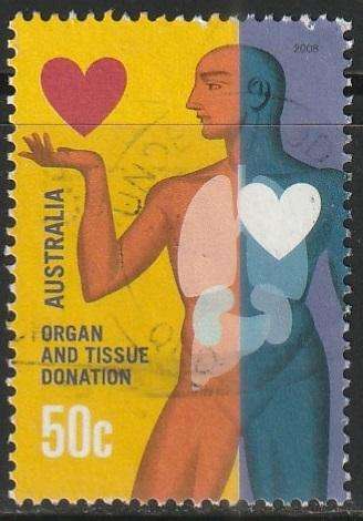 AUSTRALIA 2008 Organ & Tissue Donation UNH SG 2915