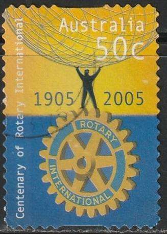 AUSTRALIA 2005 The 100th Anniversary of the Rotary International ULH SG 2517