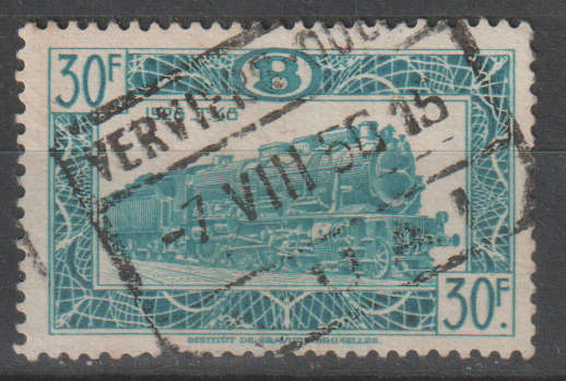 THEMATIC RAIL PARCEL STAMPS BELGIUM ULH