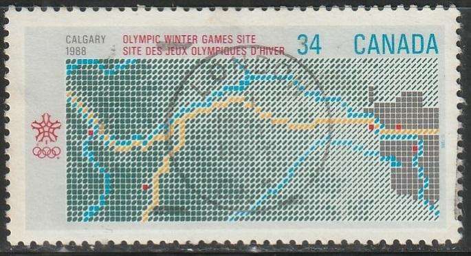 CANADA 1986 Winter Olympic Games - Calgary 1988, Canada ULH SG 1191