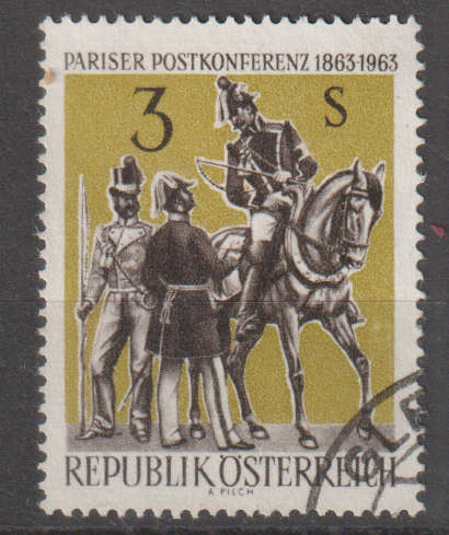 AUSTRIA 1963 Paris Postal Service Conference ULH SG 1394