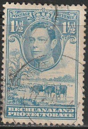 BECHUANALAND 1938 -1944 King George VI and Landscape ULH SG 120A