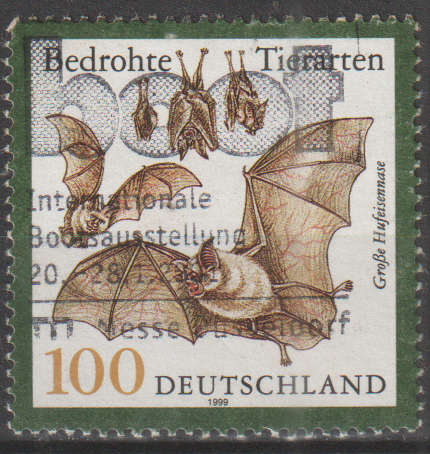 GERMANY 1999 Endangered Species - Bats ULH SG 2933