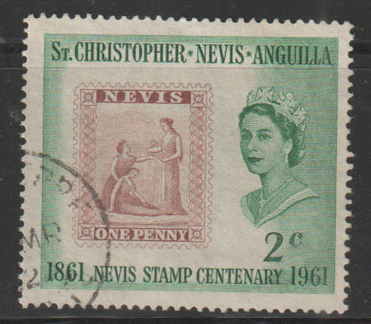 THEMATIC STAMPS ON STAMPS ST CHRISTOPHER NEVIS ANGUILLA UNH