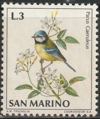THEMATIC BIRDS SAN MARINO NO GUM