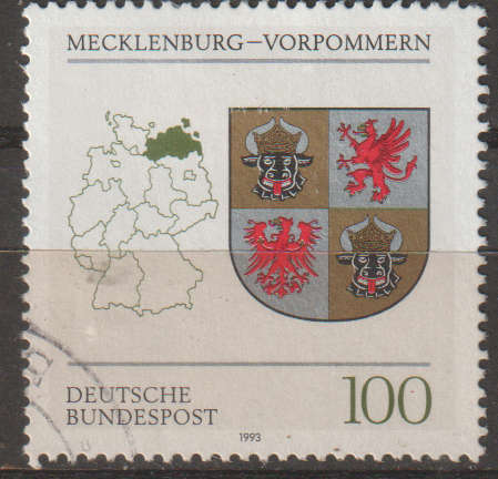 GERMANY 1993 German Constituent States ULH SG 2526