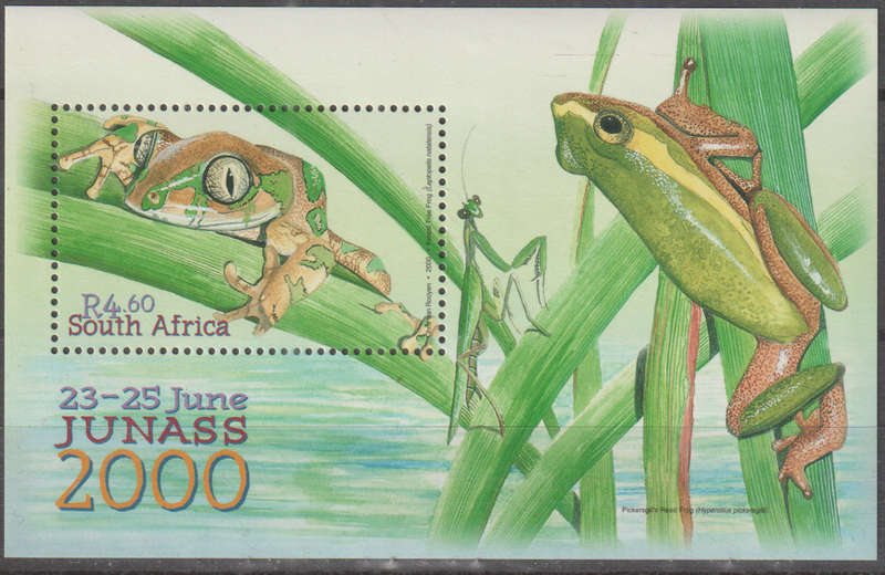RSA 2000 JUNASS 2000 National Junior Stamp Show, Baksburg UMM SHEET SACC 1258