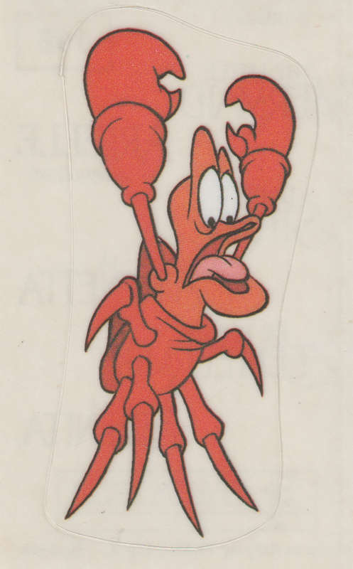 PANINI COLLECTABLE STICKERS THE LITTLE MERMAID #198