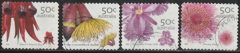 AUSTRALIA 2005 Australian Wildflowers UNH SG 2530-3