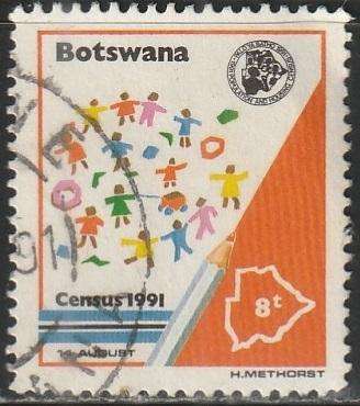 BOTSWANA 1991 National Census ULH SG 713