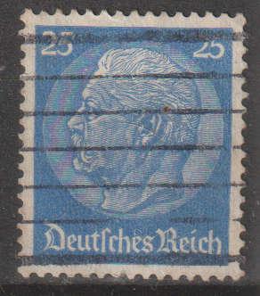 GERMAN REICH 1934 Paul von Hindenburg UNH SG482