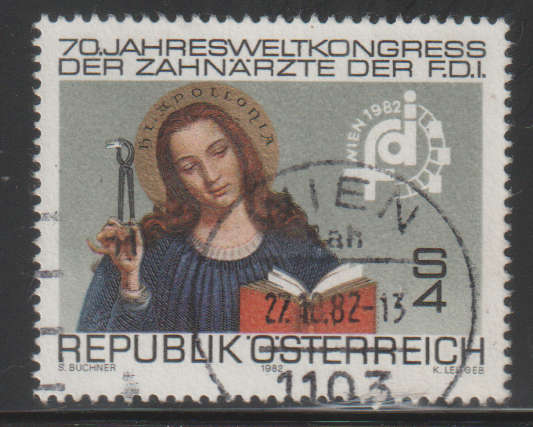 AUSTRIA 1982 The 70th Annual World Congress of the International Dental Federation UNH SG 1946