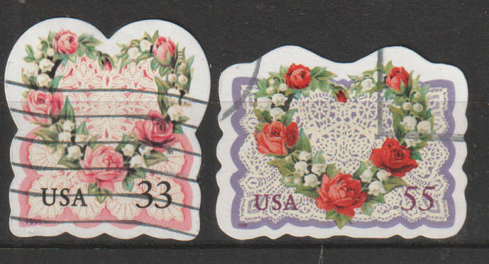 USA 1999 Greeting Stamps ULH SG 3547/8