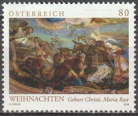 AUSTRIA 2018 Christmas - The Birth of Christ VFU SG 3544