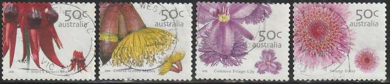 AUSTRALIA 2005 Australian Wildflowers UNH SG 2530-3