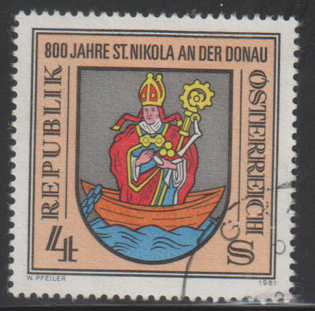 AUSTRIA 1981 The 800th Anniversary of St. Nikola on the Danube UNH SG 1921