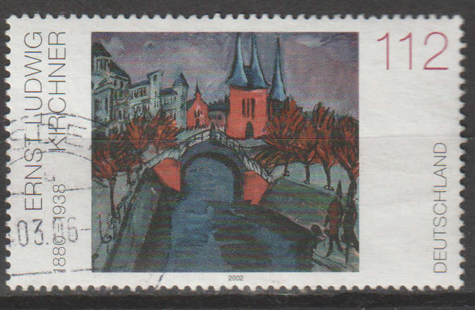 GERMANY 2002 Painting by Ernst Ludwig Kirchner ULH SG 3135