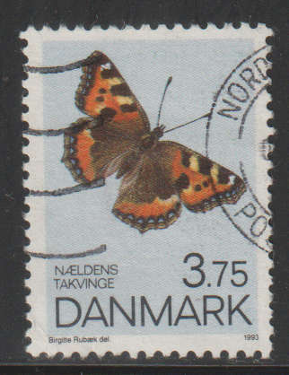 DENMARK 1993 Butterflies ULH SG 996