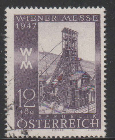 AUSTRIA 1947 Vienna Fair UNH SG 1012