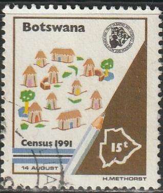 BOTSWANA 1991 National Census ULH SG 714A