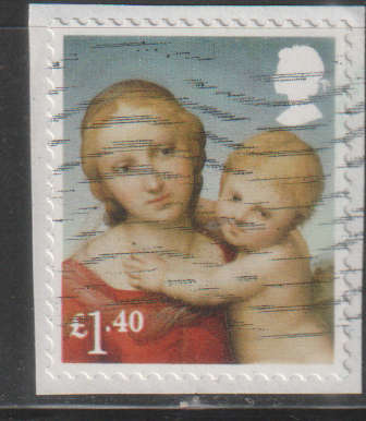 ENGLAND  2017 Christmas - Madonna and Child ON PAPER SG 4024