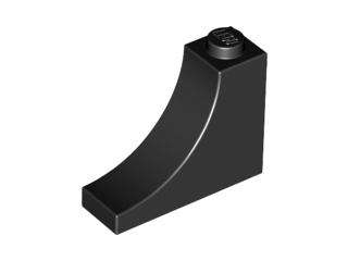 USED LEGO Arch 1 x 3 x 2 Inverted BLACK