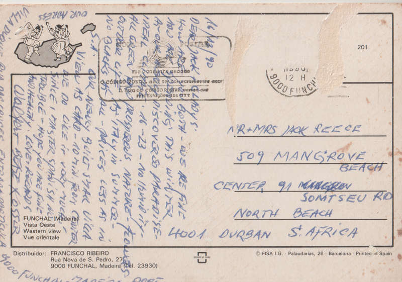 USED POST CARD