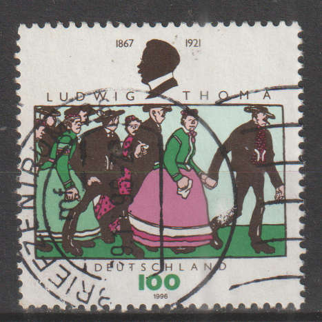 GERMANY 1996 The 50th Anniversary of the Death of Ludwig Thomas ULH SG 2727