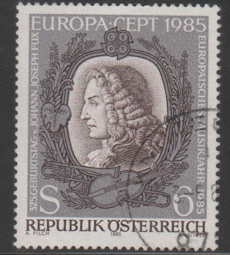 AUSTRIA 1985 EUROPA Stamps - European Music Year UNH SG 2051