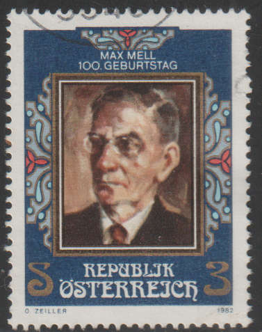 AUSTRIA 1982 The 100th Anniversary of Max Mell UNH SG 1948