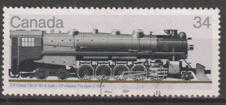 CANADA 1986 Railway Locomotives ULH SG 1223