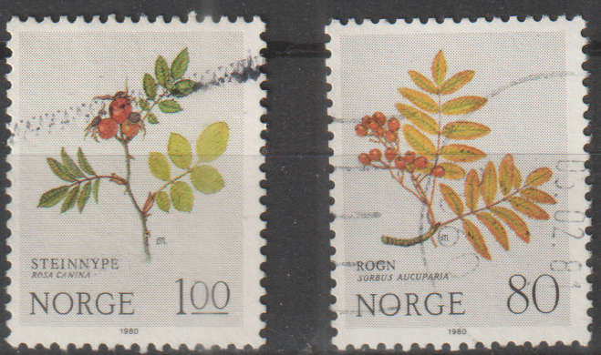 NORWAY 1980 Flora UNH SG 867/8