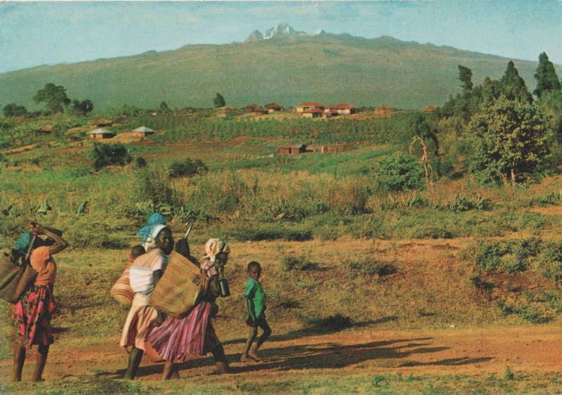 USED POST CARD KENYA