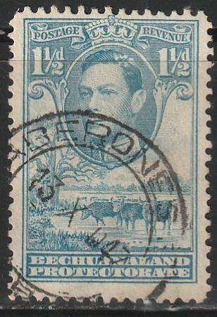 BECHUANALAND 1938 -1944 King George VI and Landscape ULH SG 120A