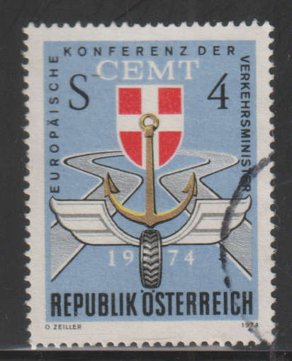 AUSTRIA 1974 European Conference of Transportation Ministers UNH SG 1710