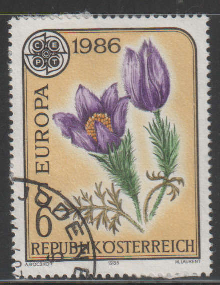 AUSTRIA 1986 EUROPA Stamps - Nature Conservation UNH SG 2093