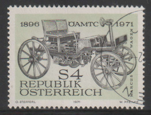 AUSTRIA  1971 The 75th Anniversary of the ÖAMTC UNH SG 1621