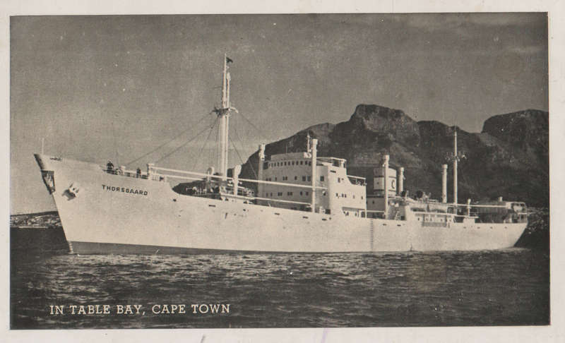 MINT REAL PHOTO POST CARD CHRISTENSEN CANADIAN SA LINE MS THORSGAARD