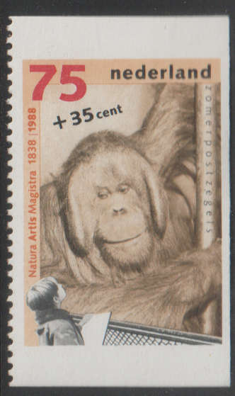 NETHERLANDS 1988 Summer Stamps - The Zoo UMM SG 1530 BOOKLET
