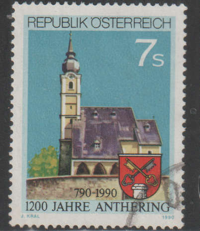 AUSTRIA 1990 The 1200th Anniversary of Anthering UNH SG 2223