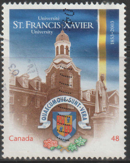 CANADA 2003 The 150th Anniversary of the St. Francis Xavier University ULH SG 2192