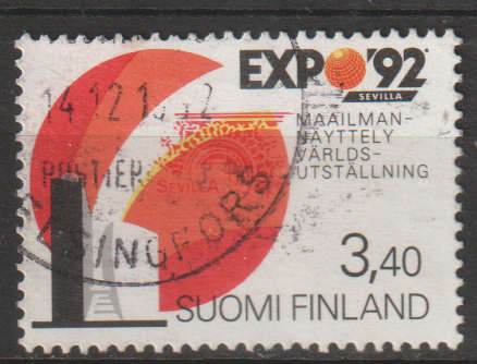 FINLAND 1992 World exhibition EXPO 92, Sevilla ULH SG 1275