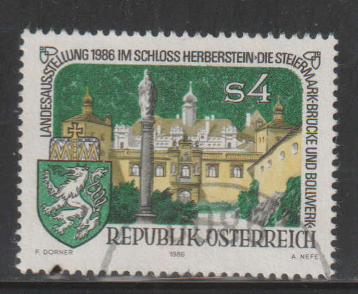 AUSTRIA 1986 Provincial Exhibit at Herberstein Castle UNH SG 2092
